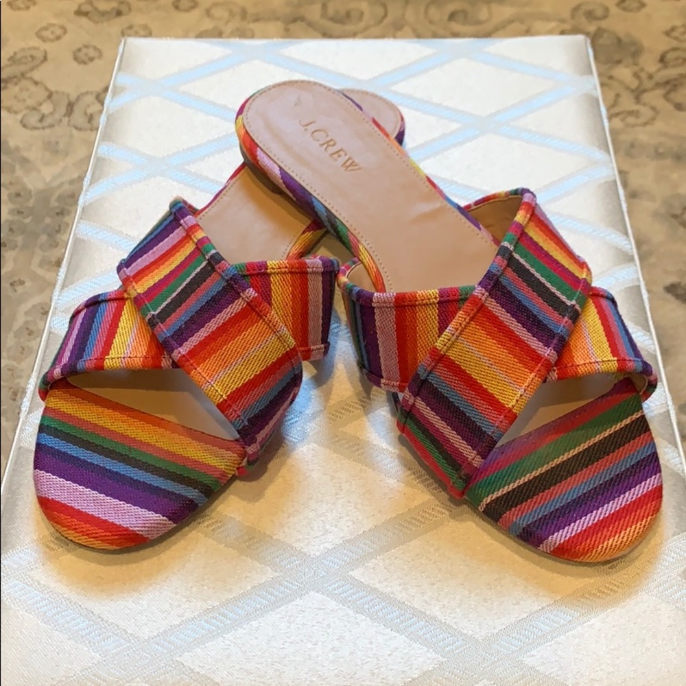 Jcrew Multi Color Slides - image 1